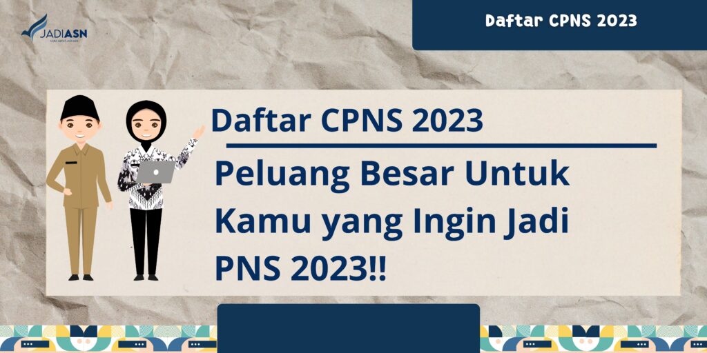 Daftar CPNS 2023