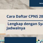 Cara Daftar CPNS 2023