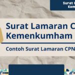 Surat Lamaran CPNS Kemenkumham