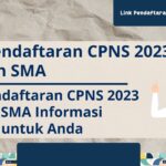 Link Pendaftaran CPNS 2023 Lulusan SMA