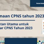 Penerimaan CPNS tahun 2023