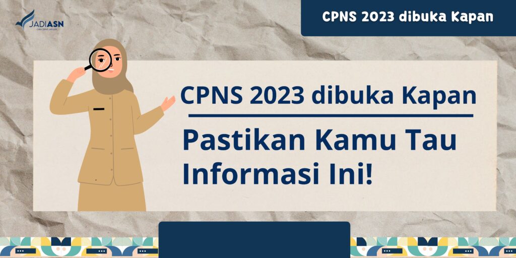 CPNS 2023 dibuka Kapan