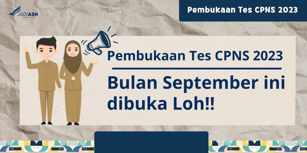 Pembukaan Tes CPNS 2023