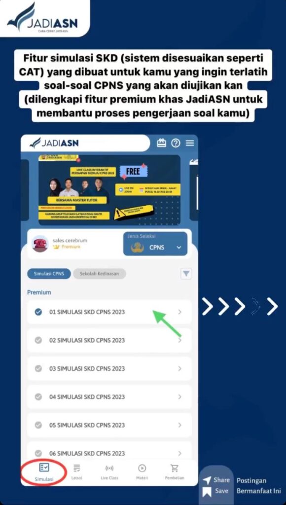 Formasi Daftar CPNS 2023