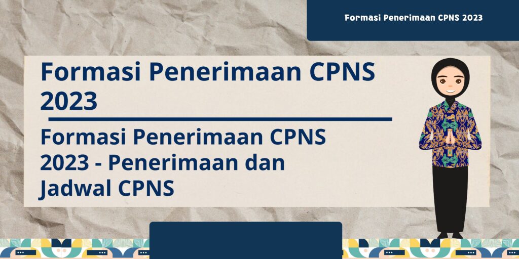 formasi penerimaan cpns 2023