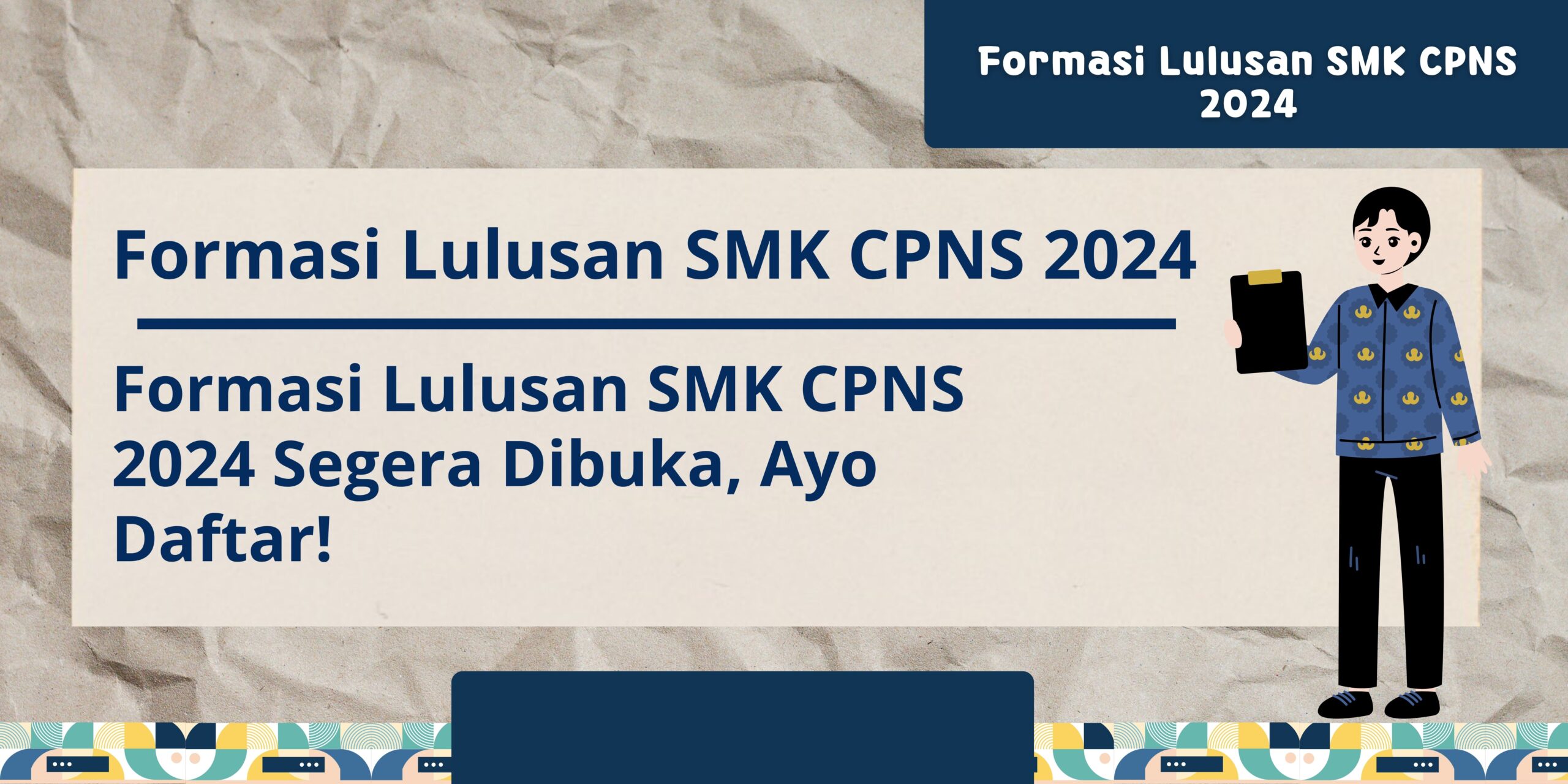 Formasi lulusan smk cpns 2024 segera dibuka ayo daftar bimbel cpns 2025