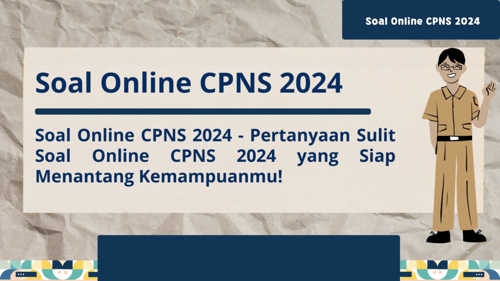 Soal Online CPNS 2024