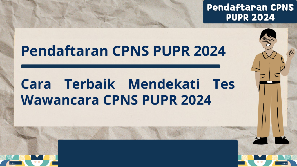 Pendaftaran CPNS PUPR 2024