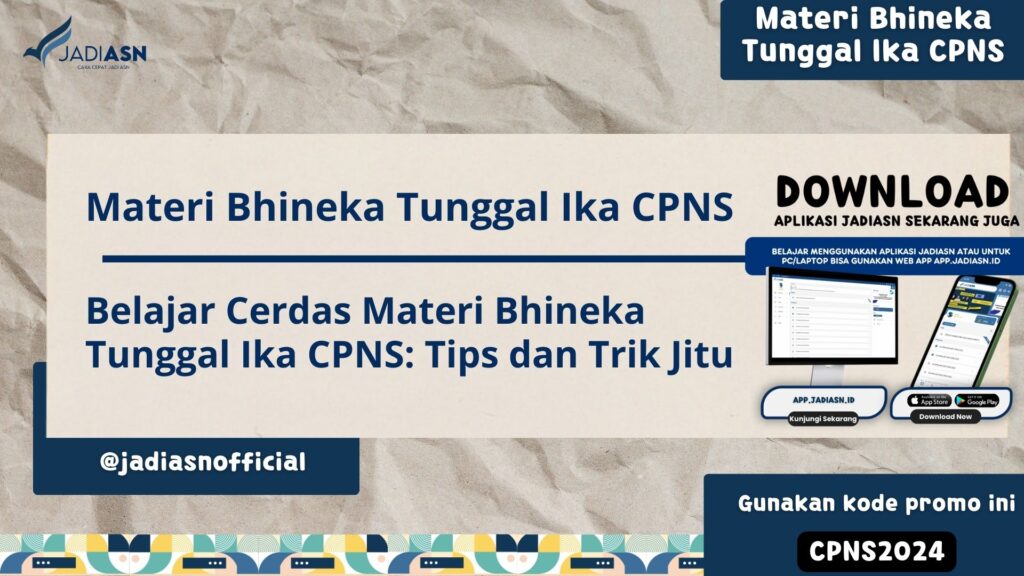 Materi Bhineka Tunggal Ika CPNS