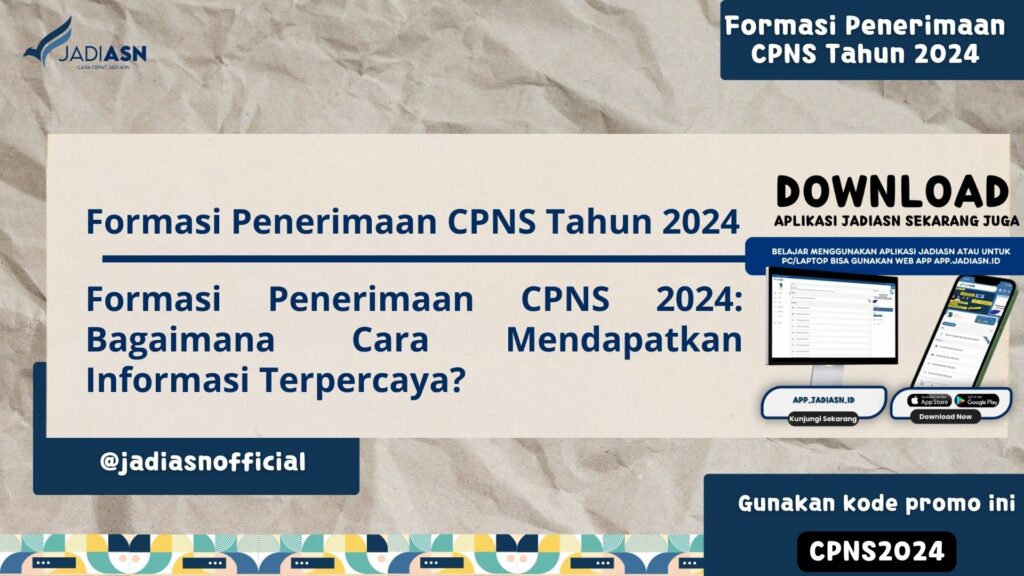 Formasi Penerimaan CPNS Tahun 2024