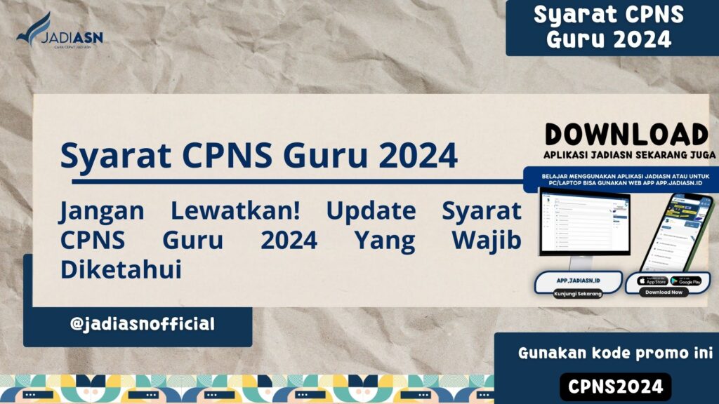 Syarat CPNS Guru 2024