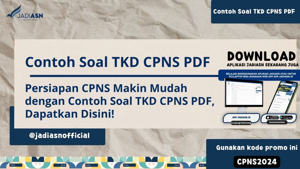 Contoh Soal TKD CPNS PDF