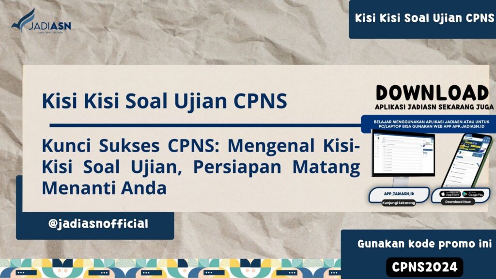 Kisi Kisi Soal Ujian CPNS