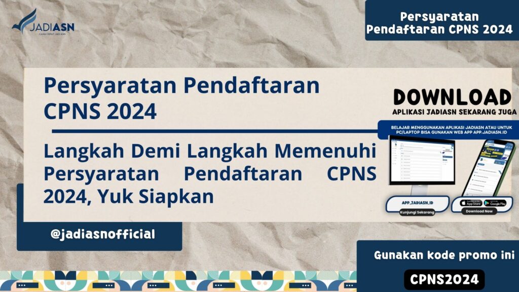 Persyaratan Pendaftaran CPNS 2024