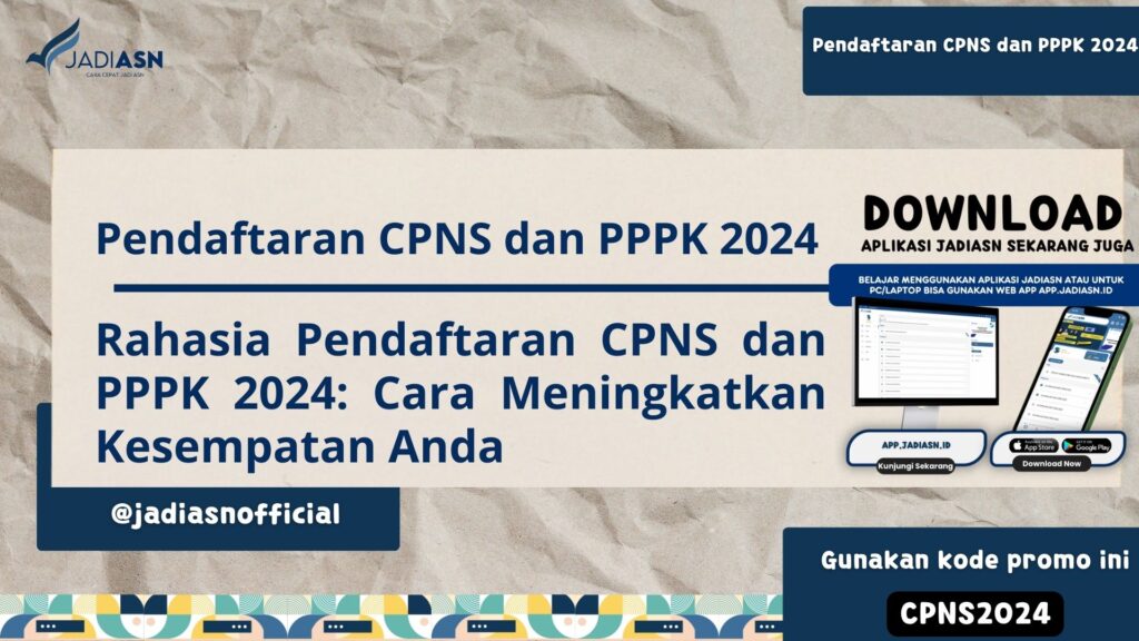 Pendaftaran CPNS dan PPPK 2024