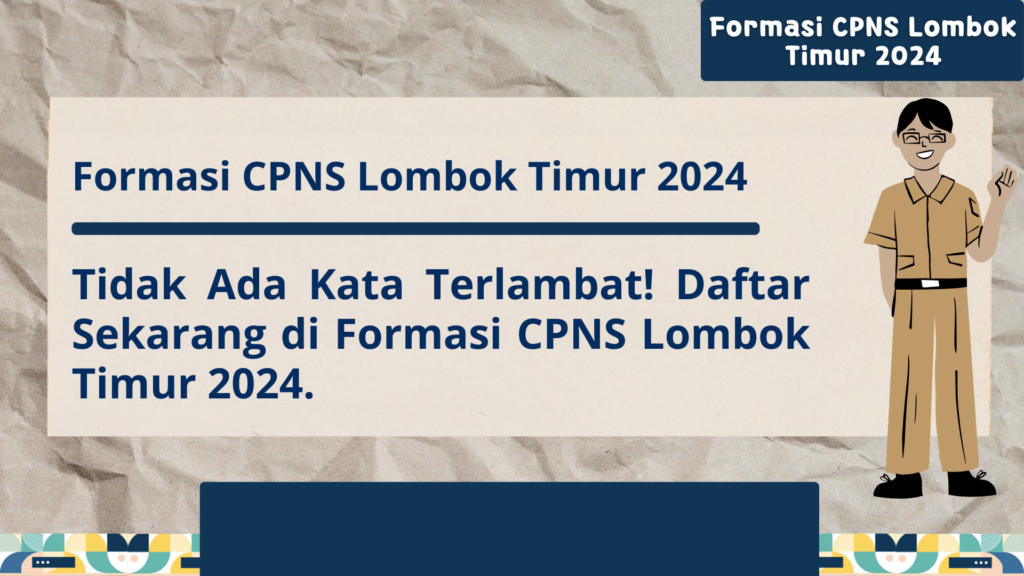 Formasi CPNS Lombok Timur 2024