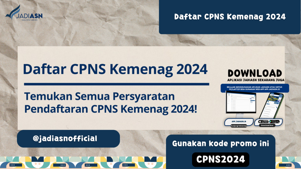 Daftar CPNS Kemenag 2024