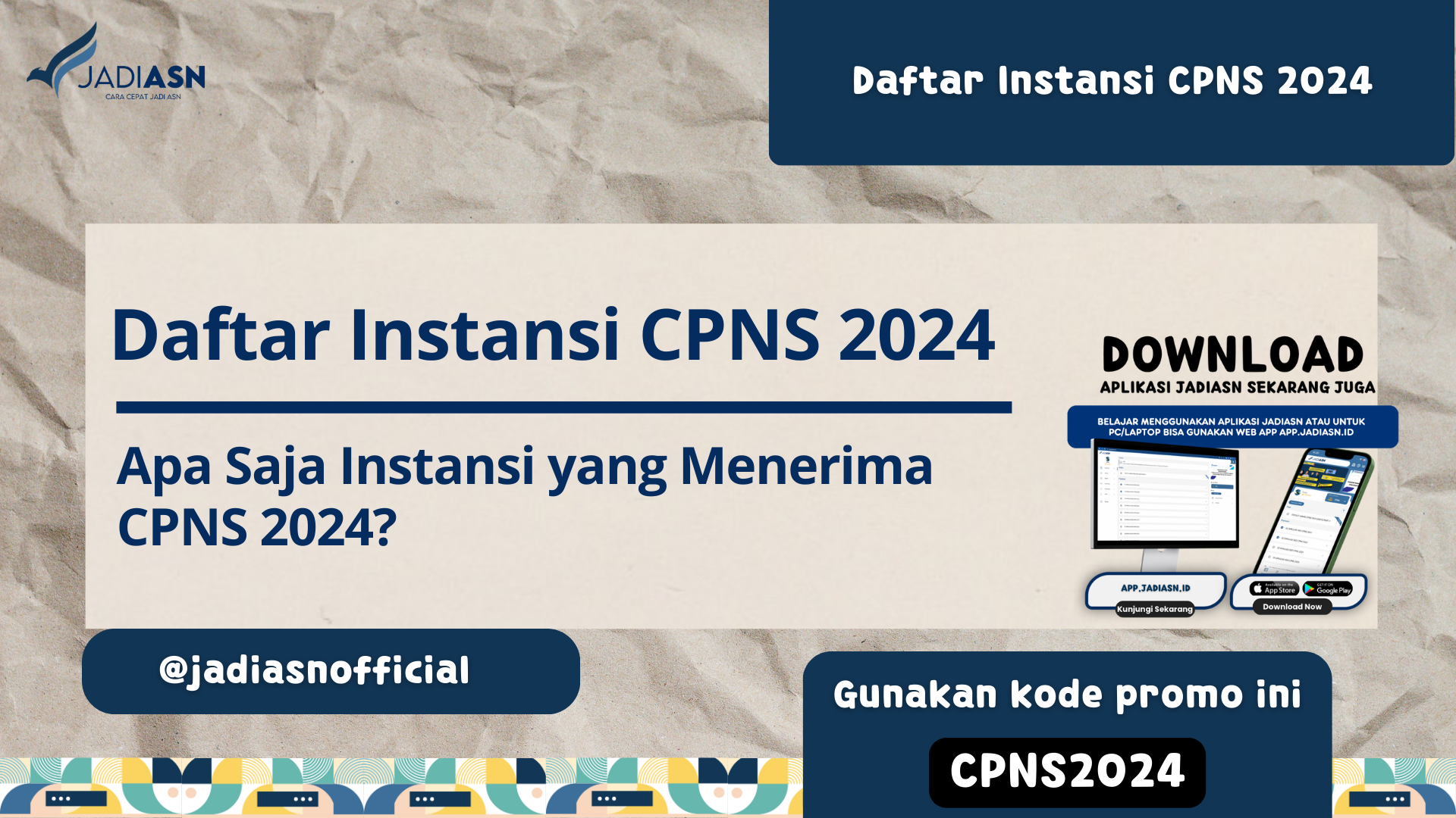 Daftar Instansi CPNS 2024 Apa Saja Instansi yang Menerima