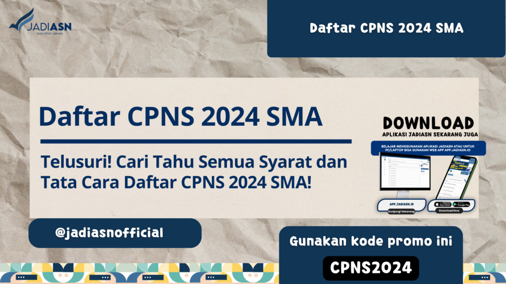 Daftar CPNS 2024 SMA