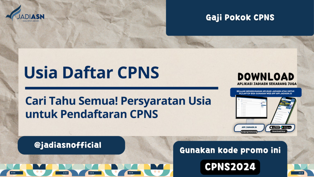 Usia Daftar CPNS