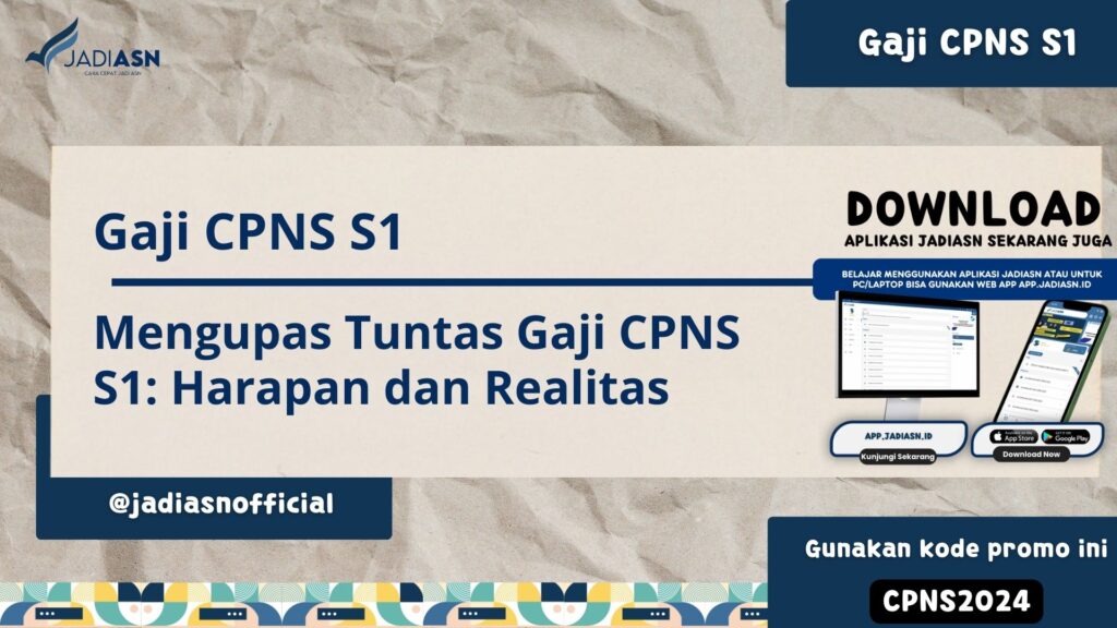 Gaji CPNS S1