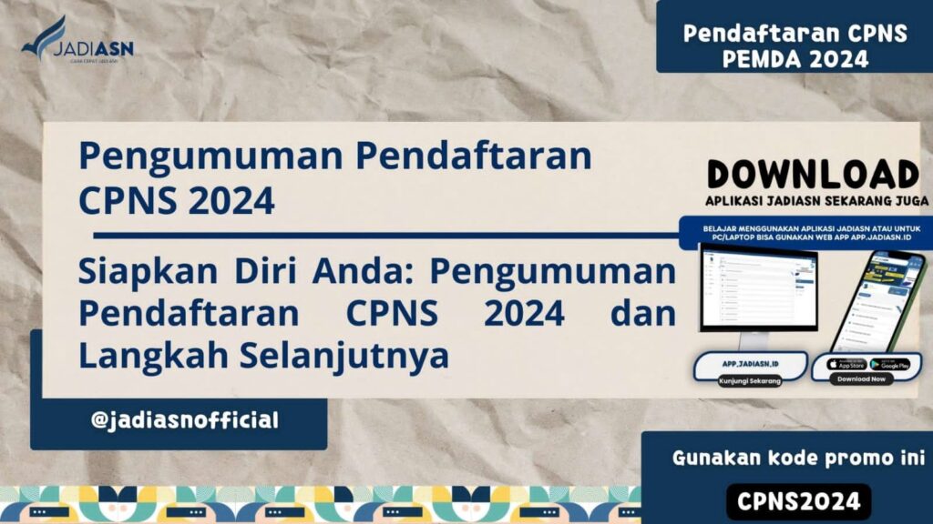 Pengumuman Pendaftaran CPNS 2024