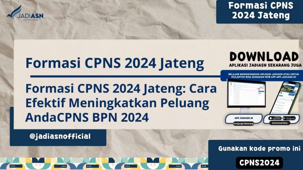 Formasi CPNS 2024 Jateng