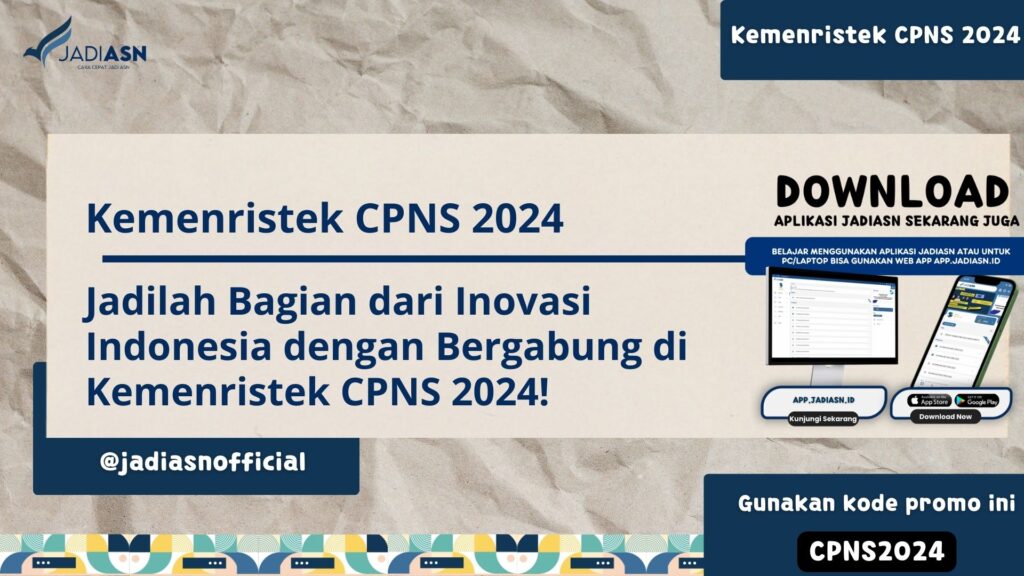 Kemenristek CPNS 2024