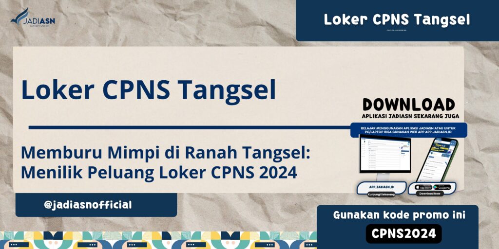 Loker CPNS Tangsel