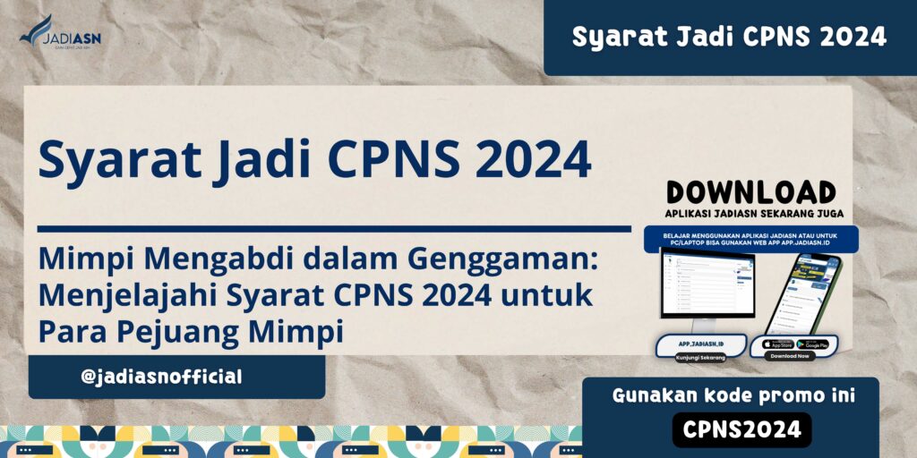 Syarat Jadi CPNS 2024