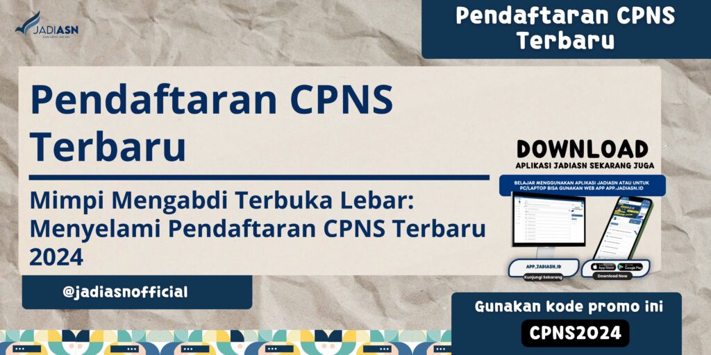 Pendaftaran CPNS Terbaru