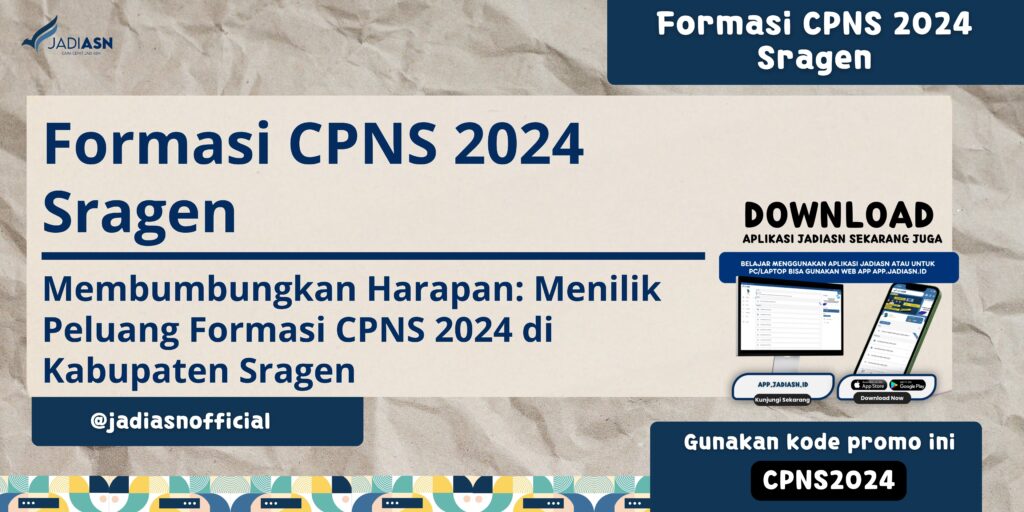 Formasi CPNS 2024 Sragen