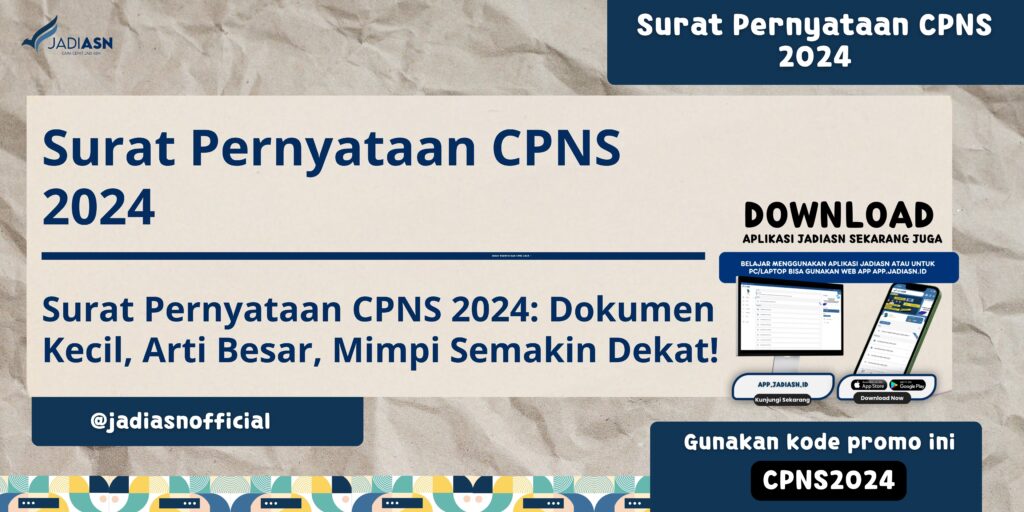 Surat Pernyataan CPNS 2024