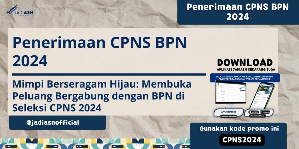 Penerimaan CPNS BPN 2024