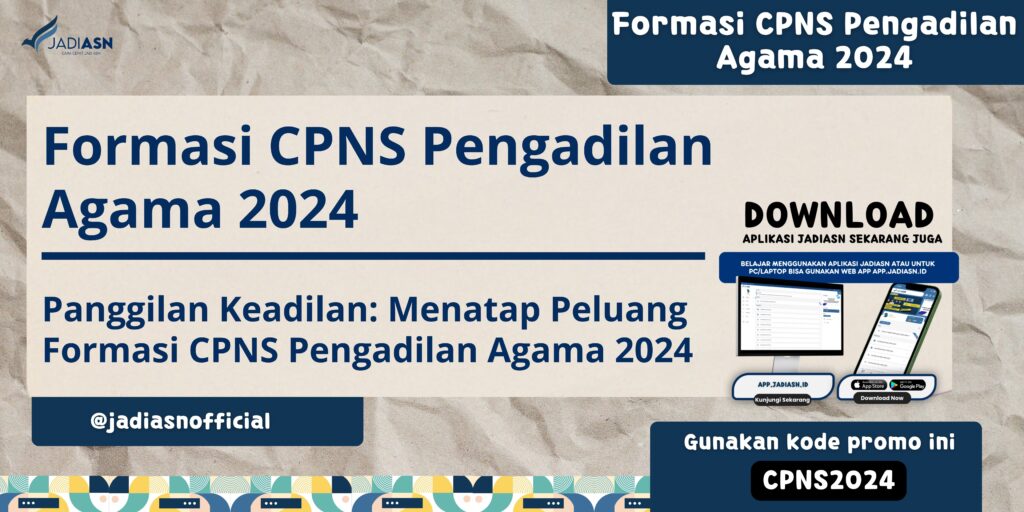 Formasi CPNS Pengadilan Agama 2024