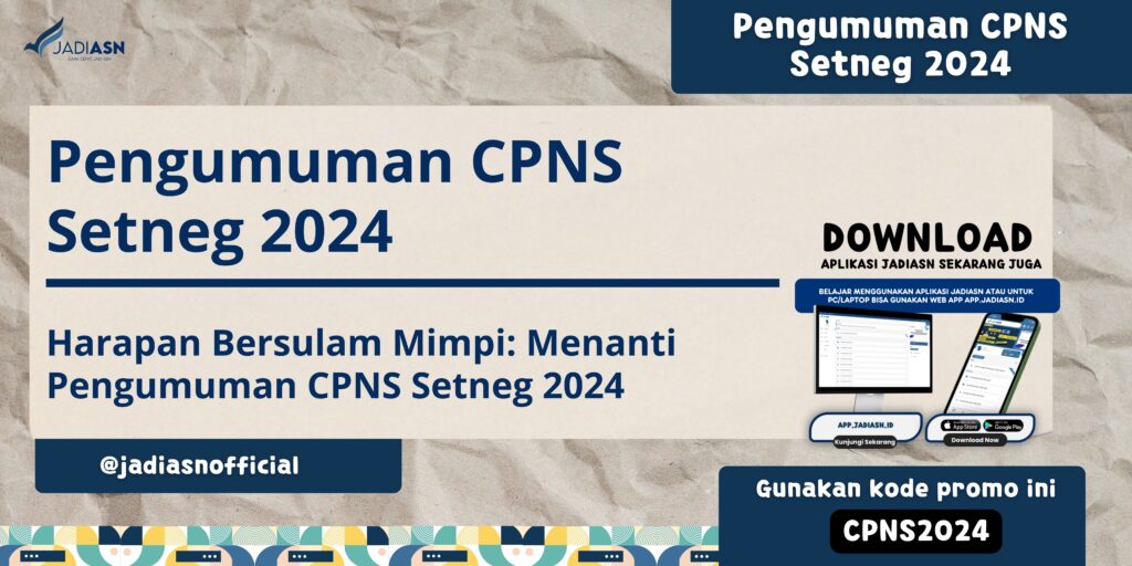 Pengumuman CPNS Setneg 2024