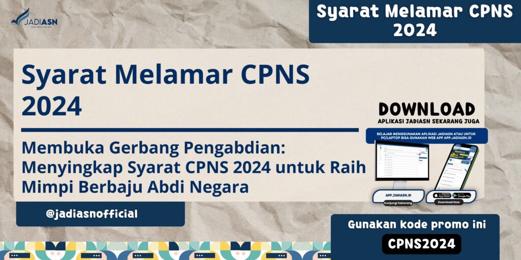 Syarat Melamar CPNS 2024