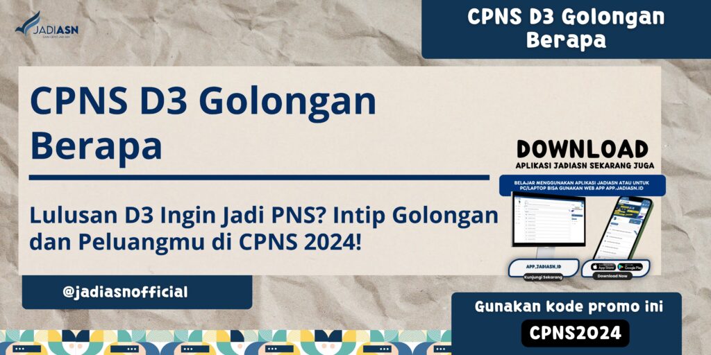 CPNS D3 Golongan Berapa