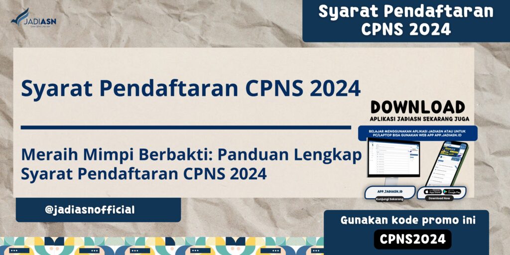 Syarat Pendaftaran CPNS 2024