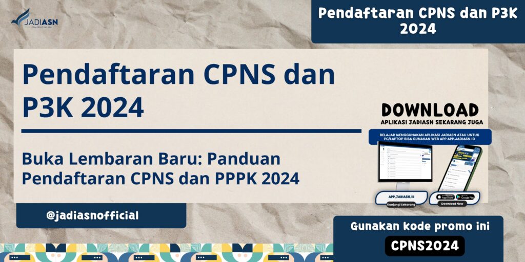 Pendaftaran CPNS dan P3K 2024