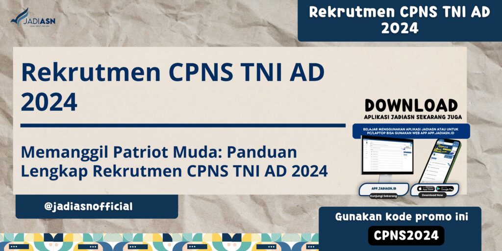 Rekrutmen CPNS TNI AD 2024