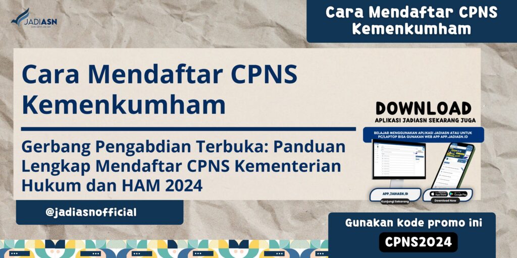 Cara Mendaftar CPNS Kemenkumham