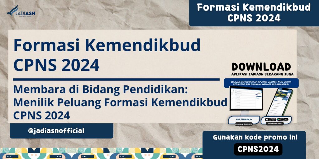 Formasi Kemendikbud CPNS 2024