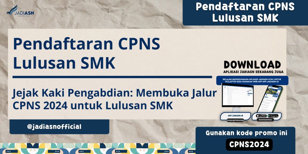 Pendaftaran CPNS Lulusan SMK