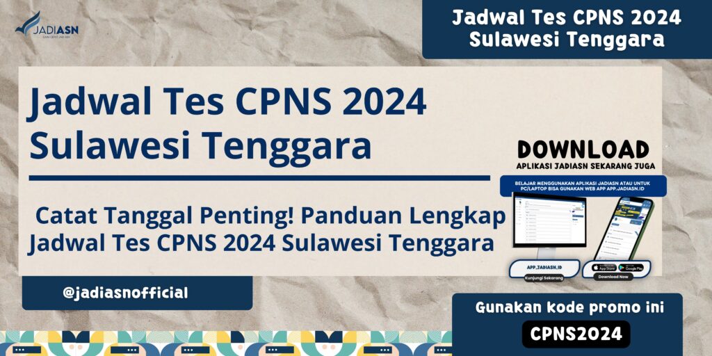 Jadwal Tes CPNS 2024 Sulawesi Tenggara