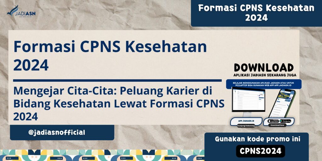 Formasi CPNS Kesehatan 2024