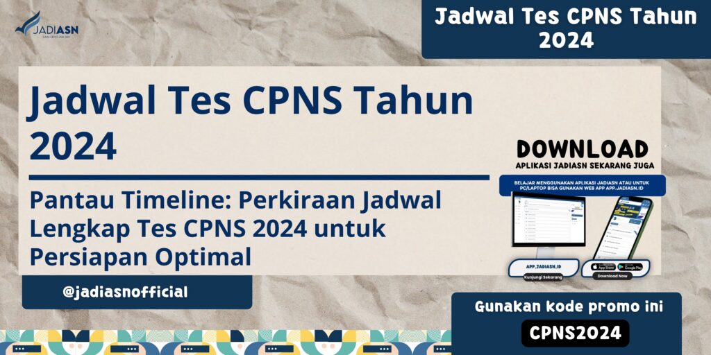 Jadwal Tes CPNS Tahun 2024