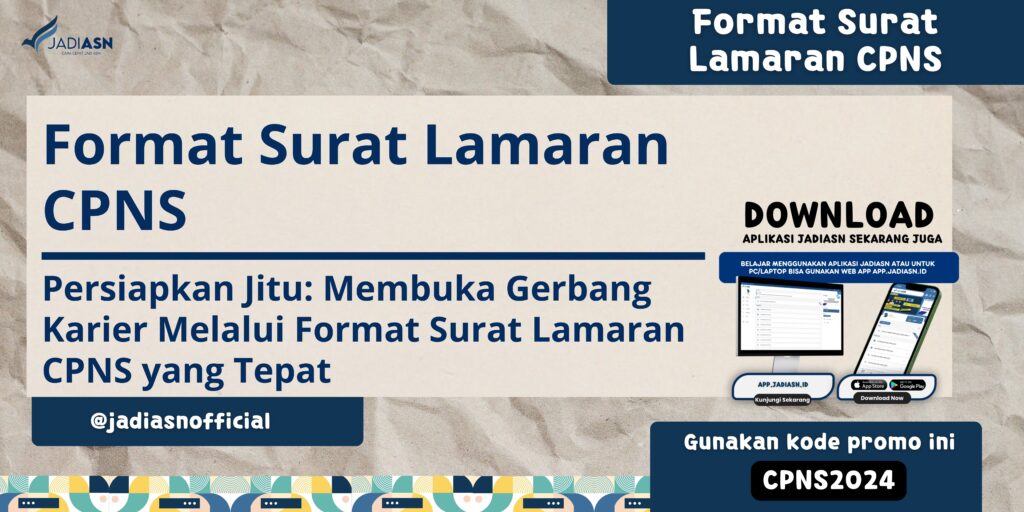 Format Surat Lamaran CPNS