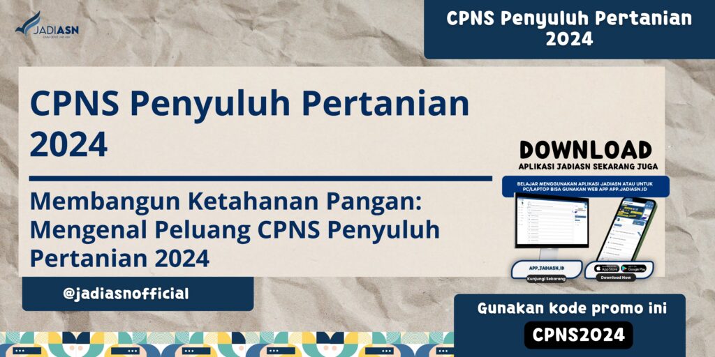 CPNS Penyuluh Pertanian 2024