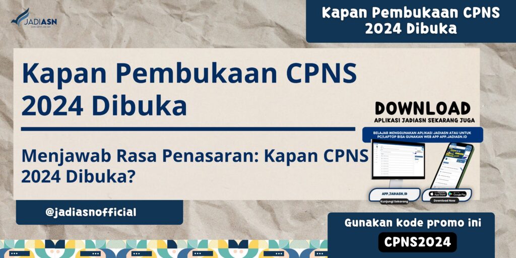 kapan pembukaan cpns 2024 dibuka